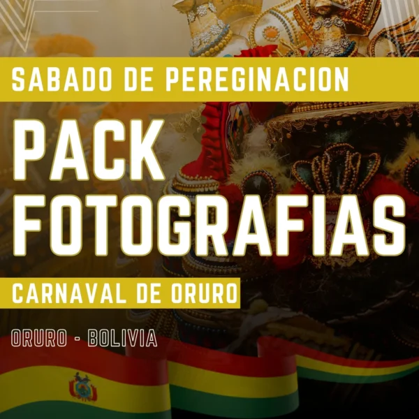 set 7 fotografías individual carnaval de oruro sÁbado de peregrinaciÓn